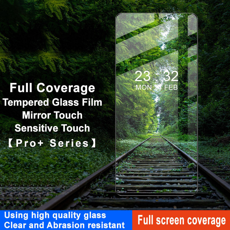IMAK Pro+ Series For Realme 12 Tempered Glass Film 9H Full Cover Anti-Scratch Screen Protector IMAK Pro+ Series For Realme 12 Tempered Glass Film 9H Full Cover Anti-Scratch Screen Protector